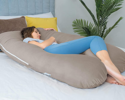 Cooling Maternity Pillow for Sleeping U Shaped Body Pillow for Pregnant Support