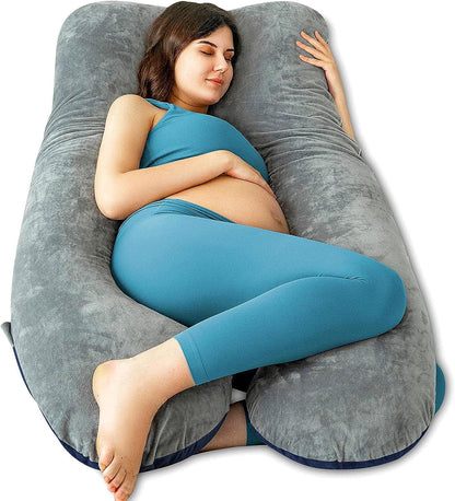 Cooling Maternity Pillow for Sleeping U Shaped Body Pillow for Pregnant Support